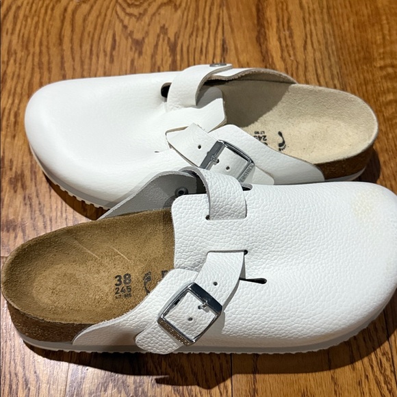 Birkenstock Boston White 7n new - Picture 1 of 5